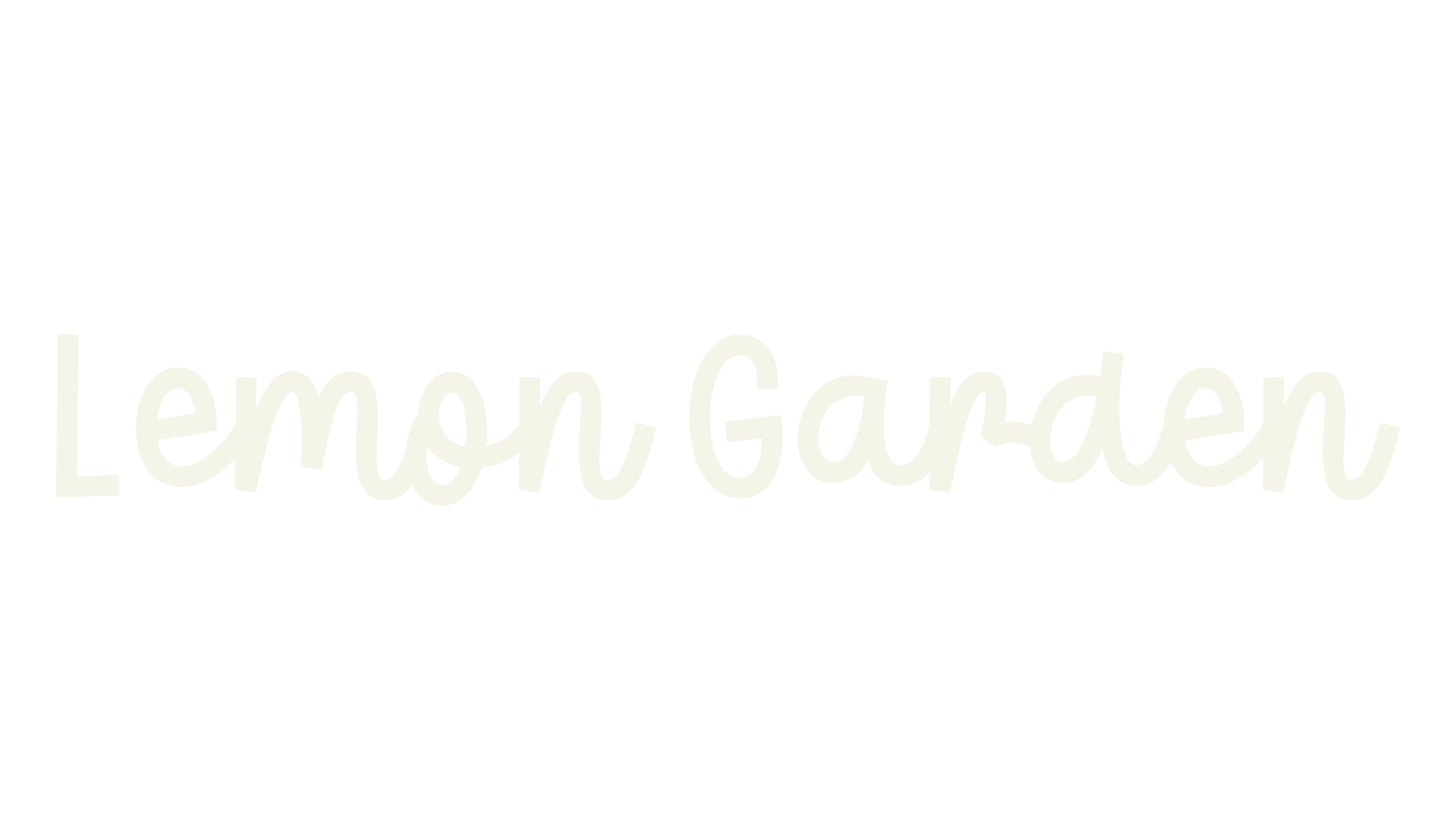 Lemon Garden, script font preview