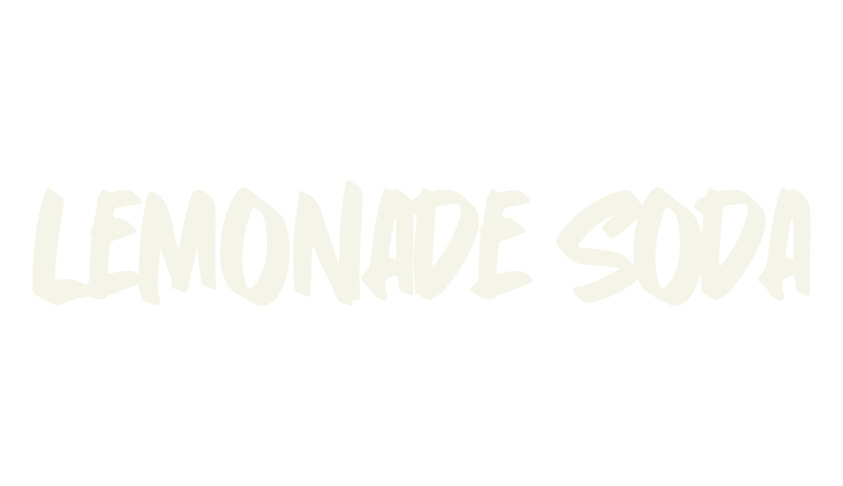 Lemonade Soda, bold font preview