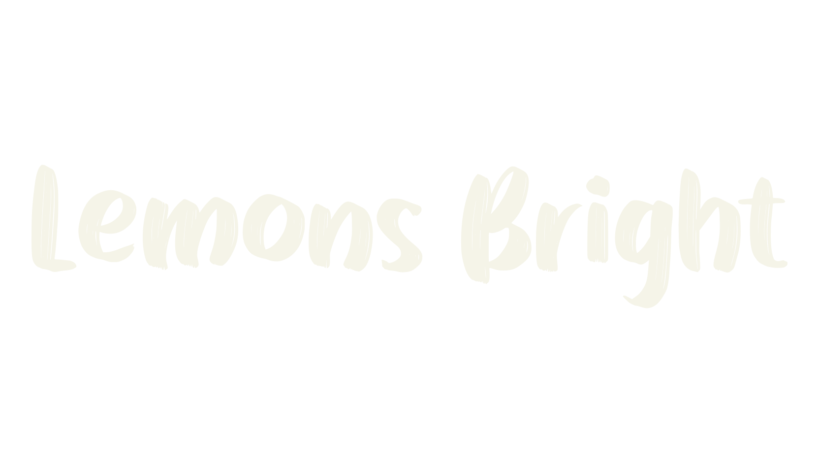 Lemons Bright, cursive font preview