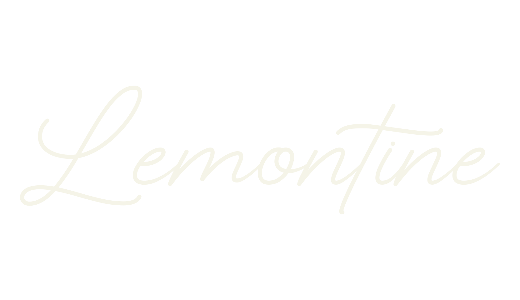 Lemontine, cursive font preview
