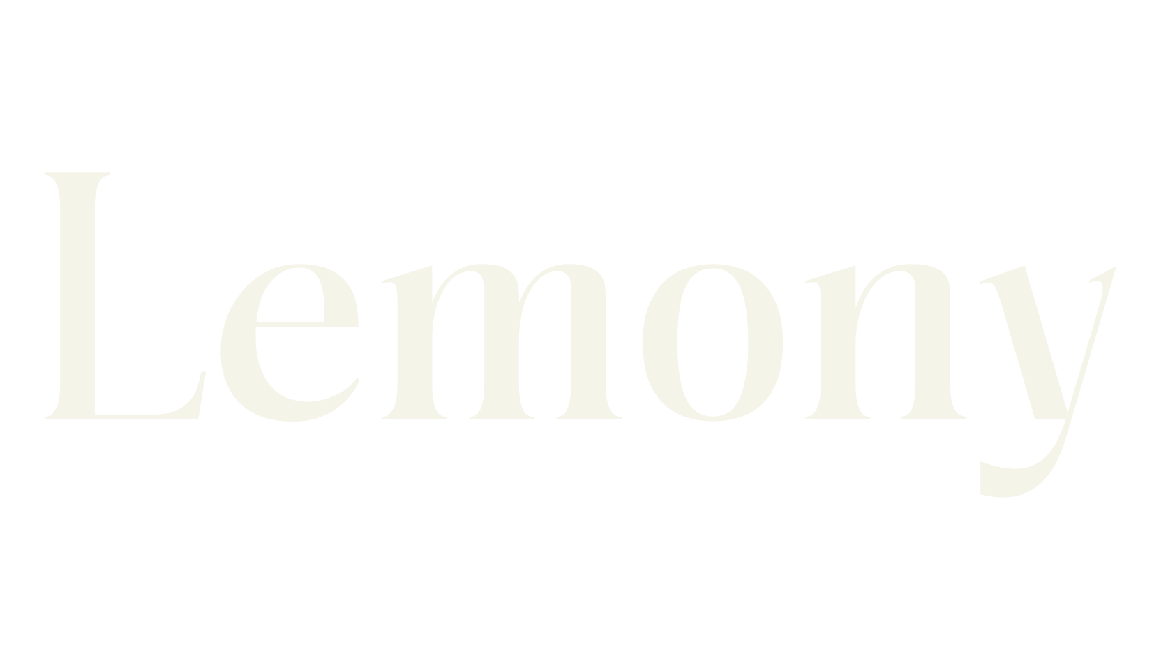 Lemony, serif font preview