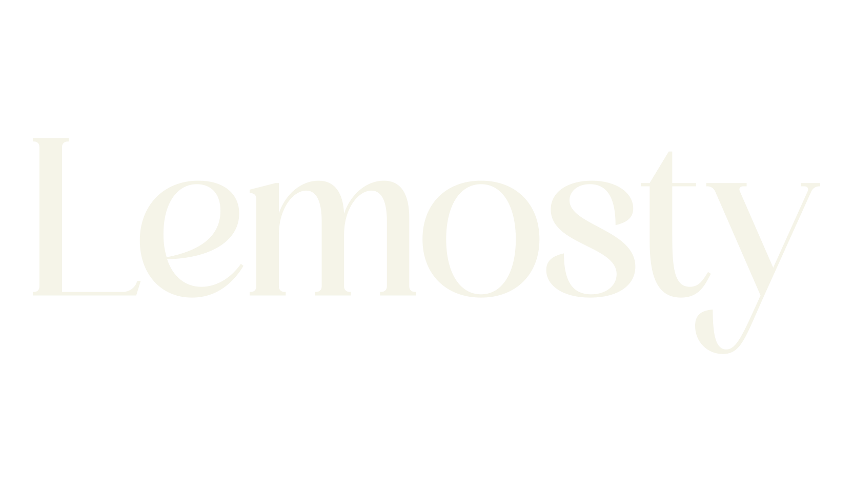 Lemosty, serif font preview