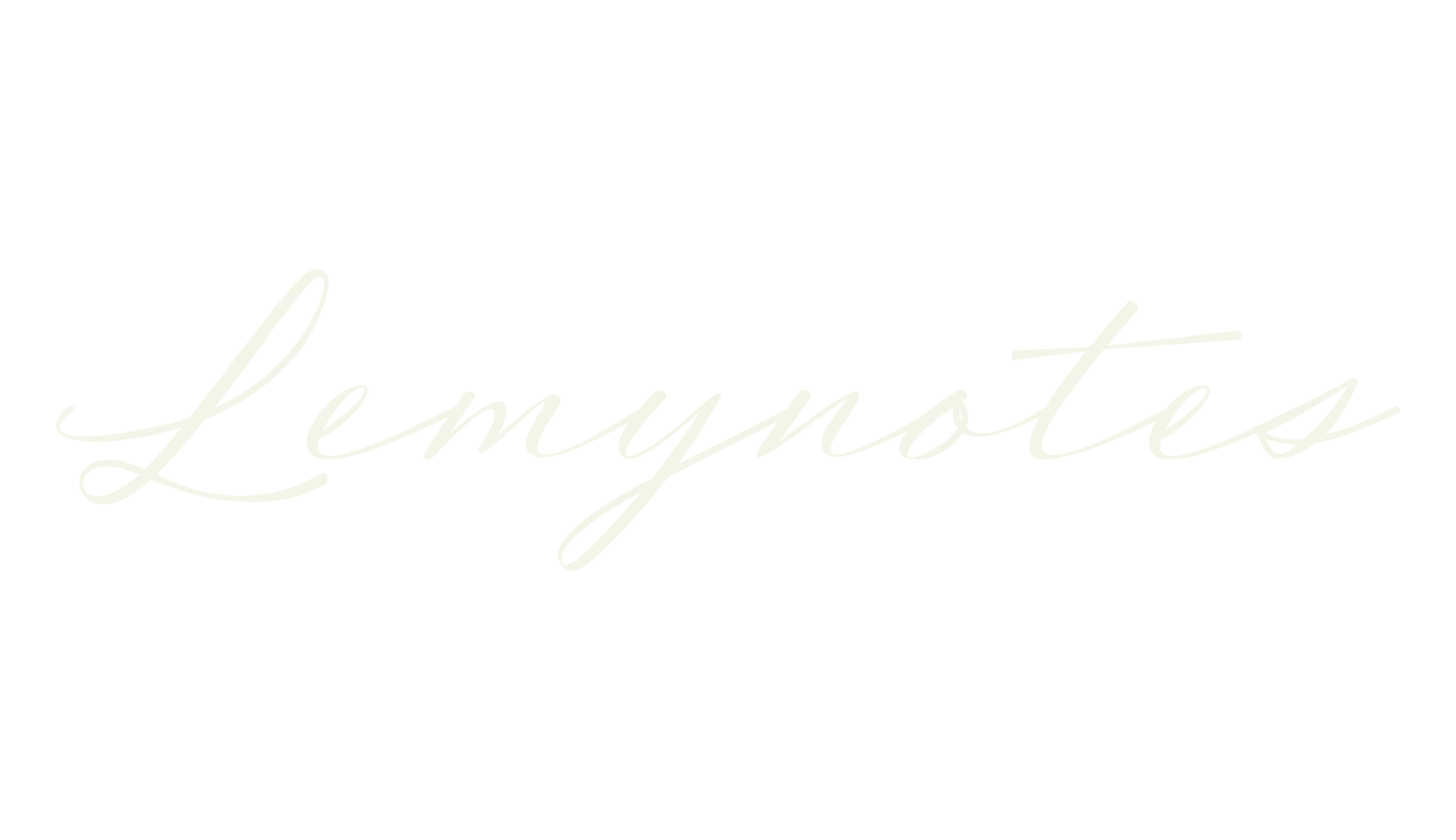 Lemynotes, luxury font preview