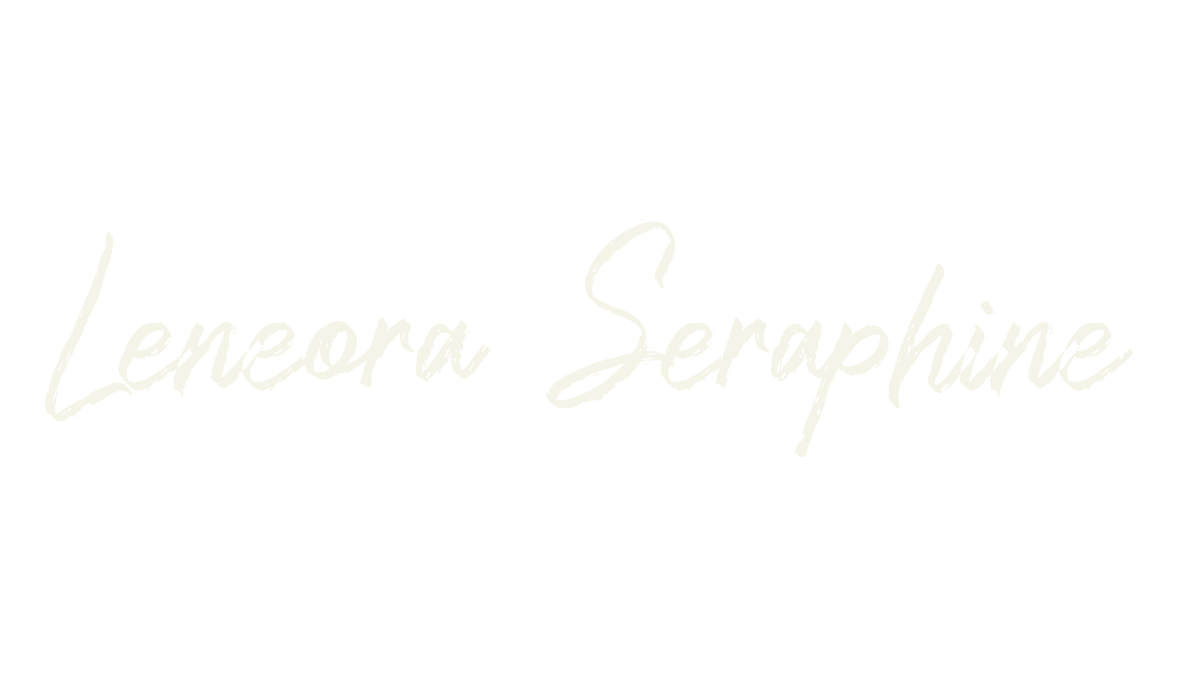 Leneora Seraphine, calligraphy font preview