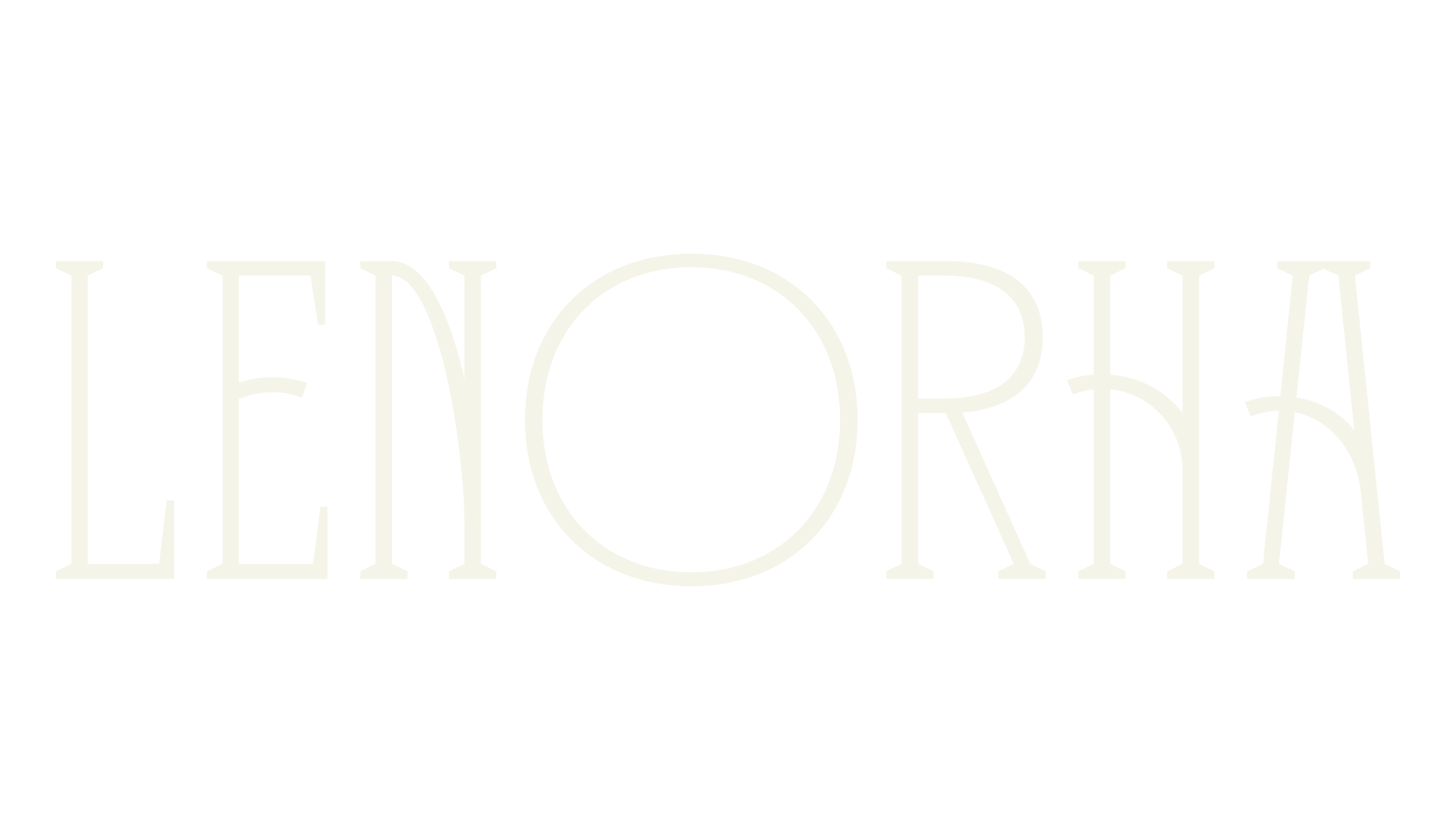 Lenorha, serif font preview