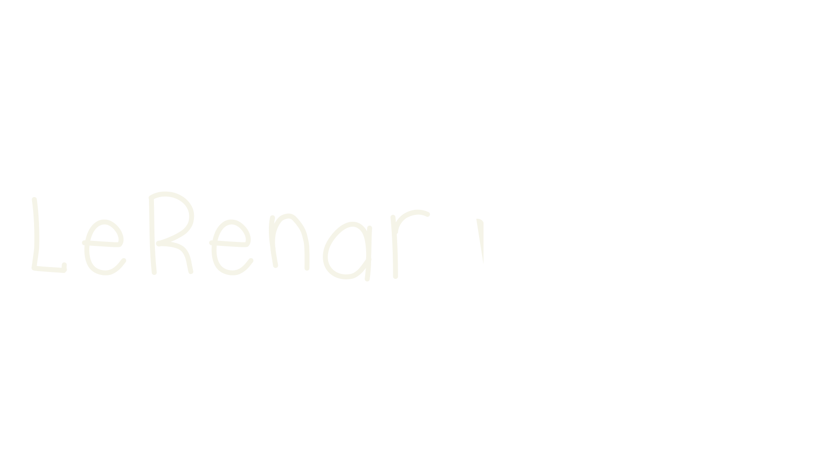 LeRenardRouxx, handwriting font preview