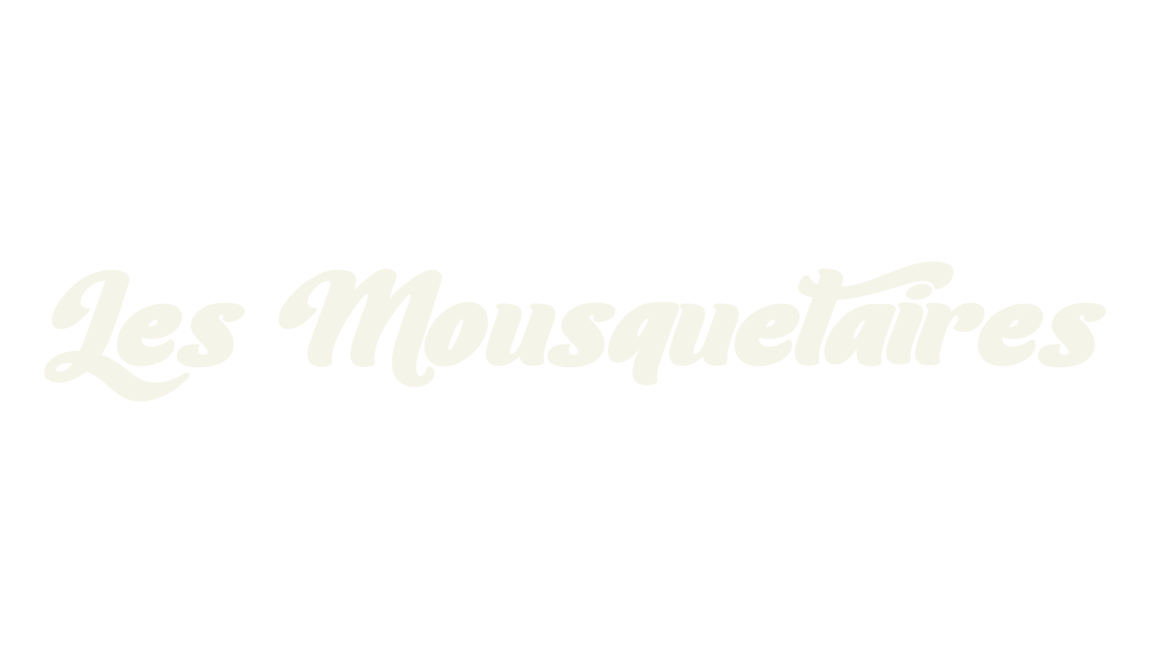 Les Mousquetaires, lettering font preview