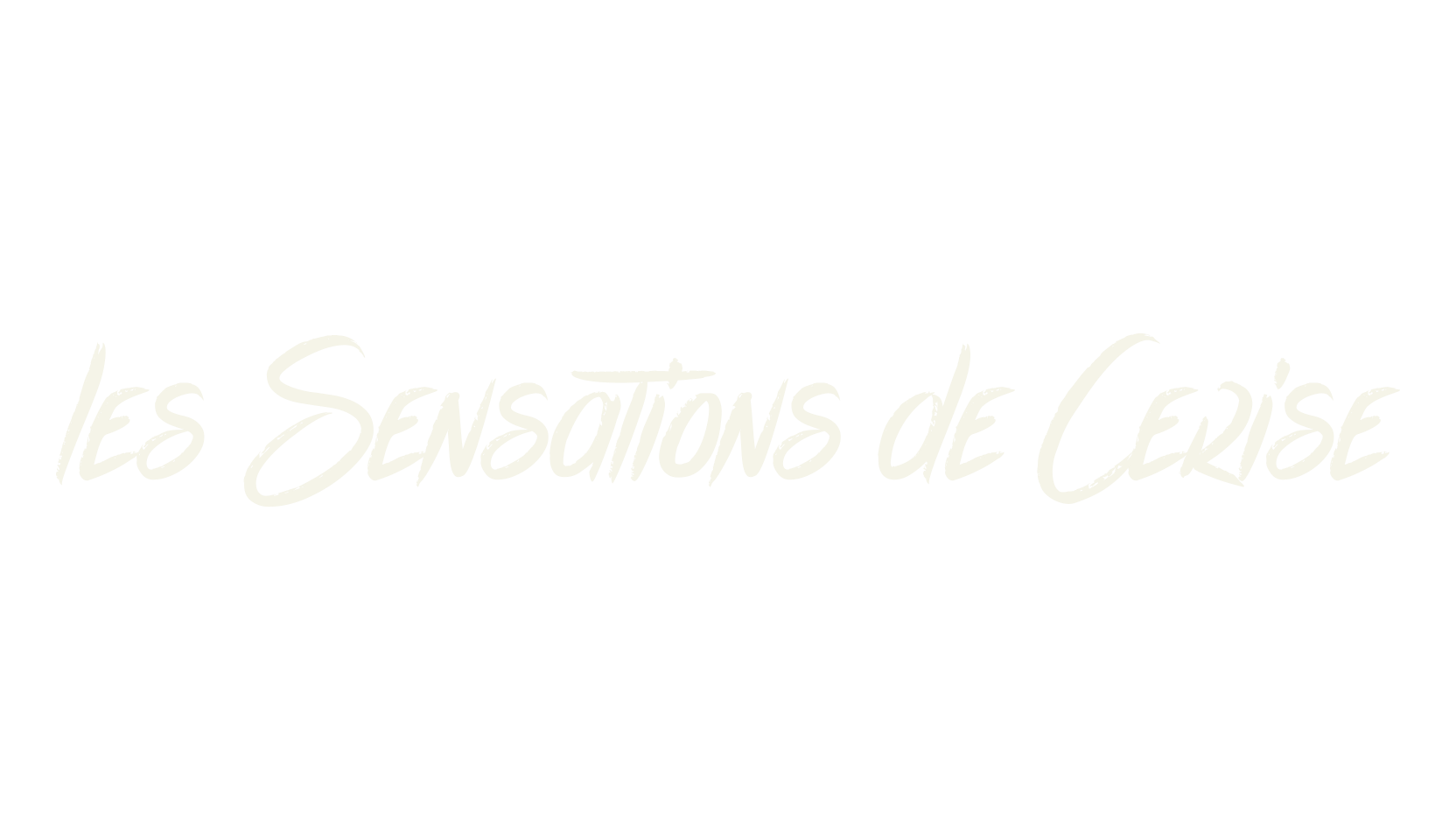 les Sensations de Cerise, display font preview
