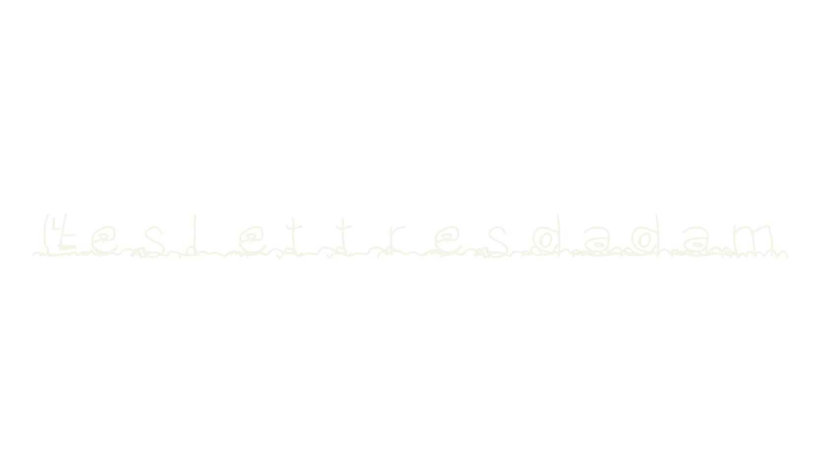 Leslettresdadam, handwriting font preview