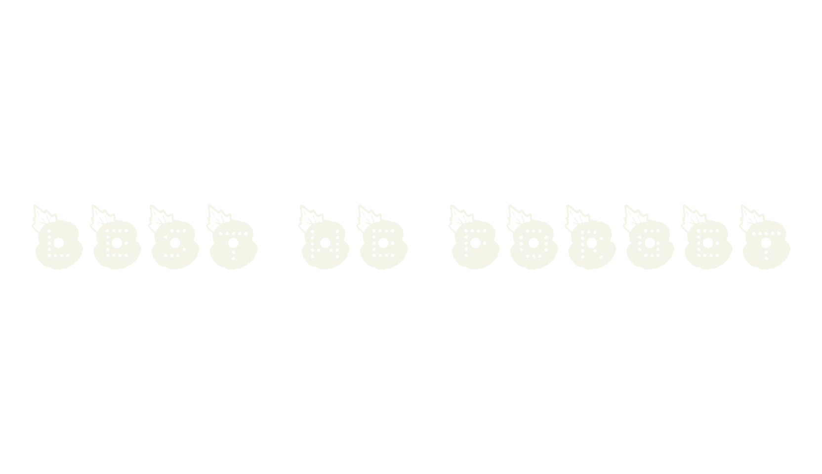 LEST WE FORGET, poppy font preview