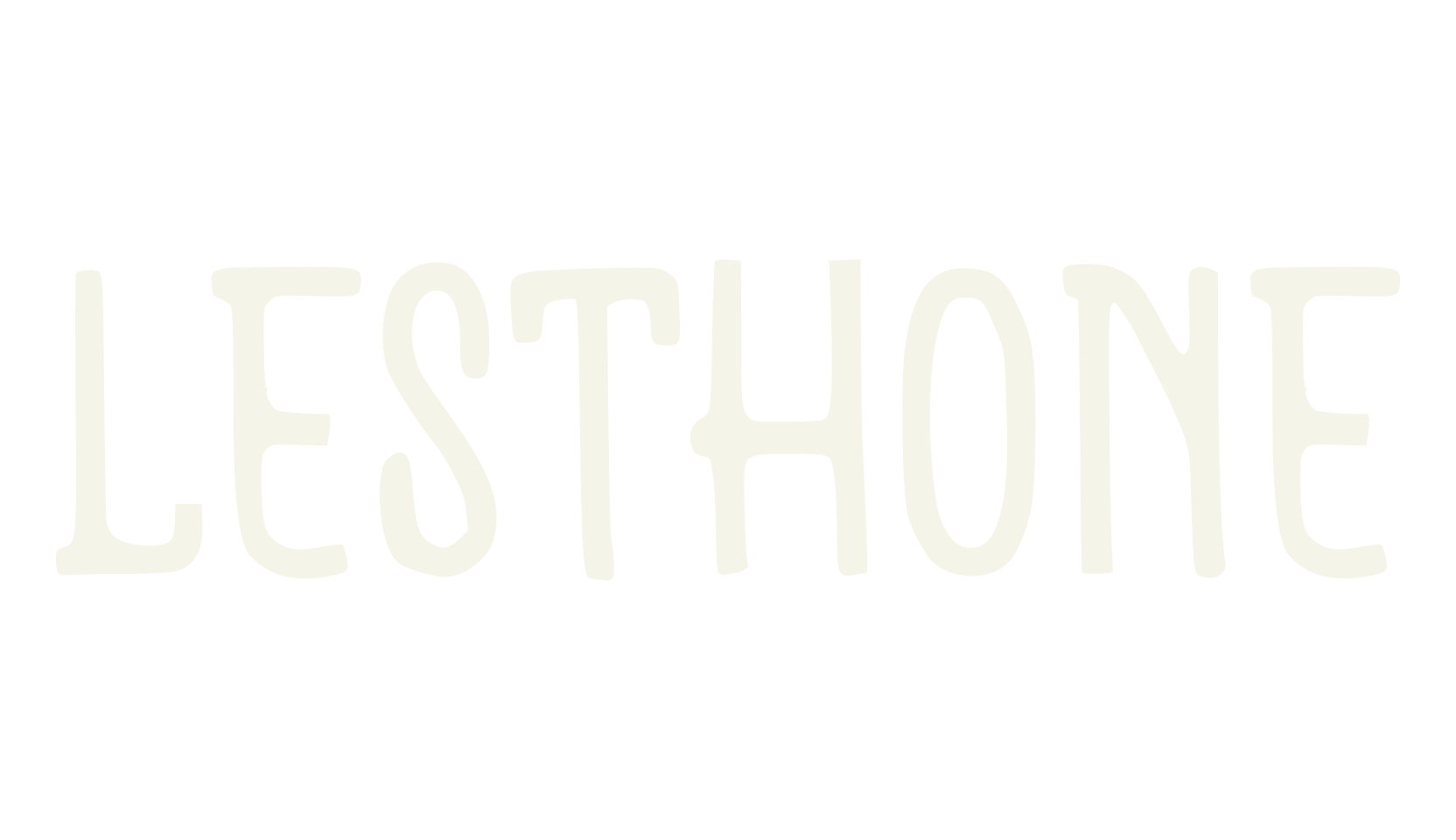 Lesthone, handwritten font preview