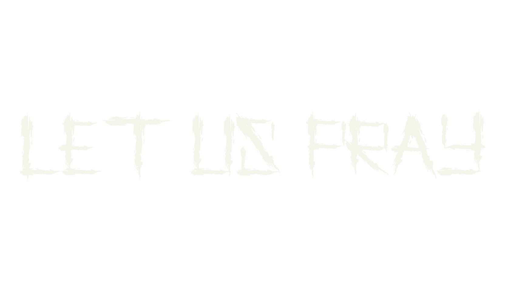 Let us Pray, fantasy font preview