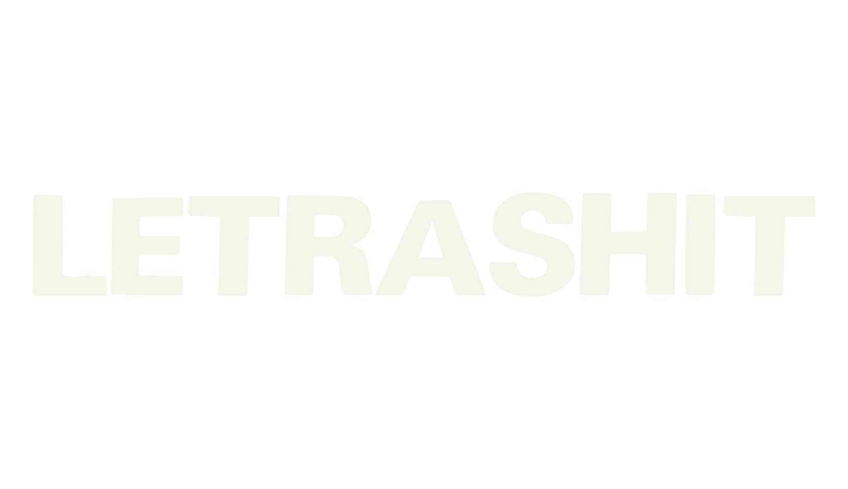 Letrashit, bold font preview