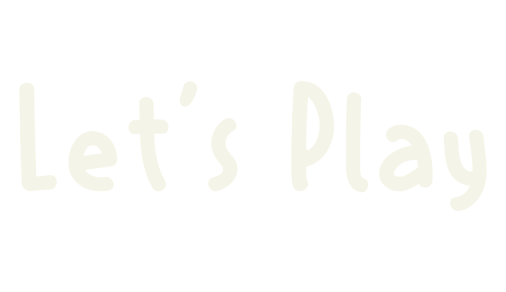 Let's Play, children font preview