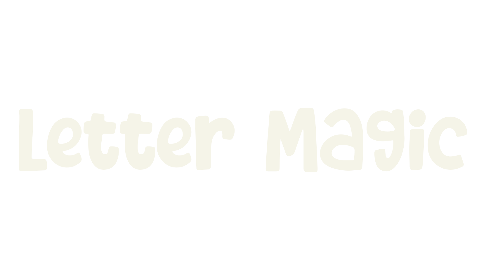 Letter Magic, lettering font preview