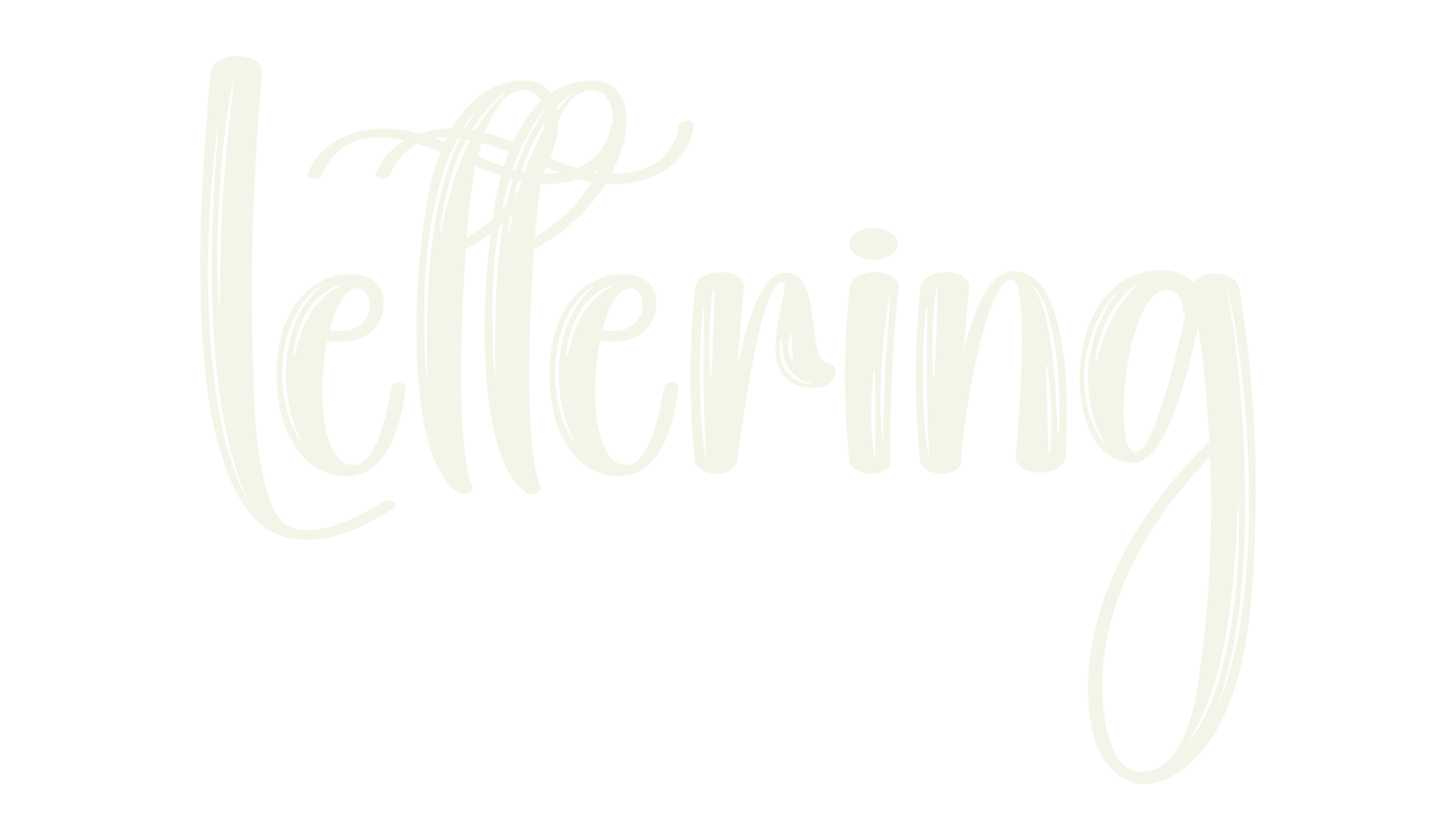 Lettering, calligraphy font preview