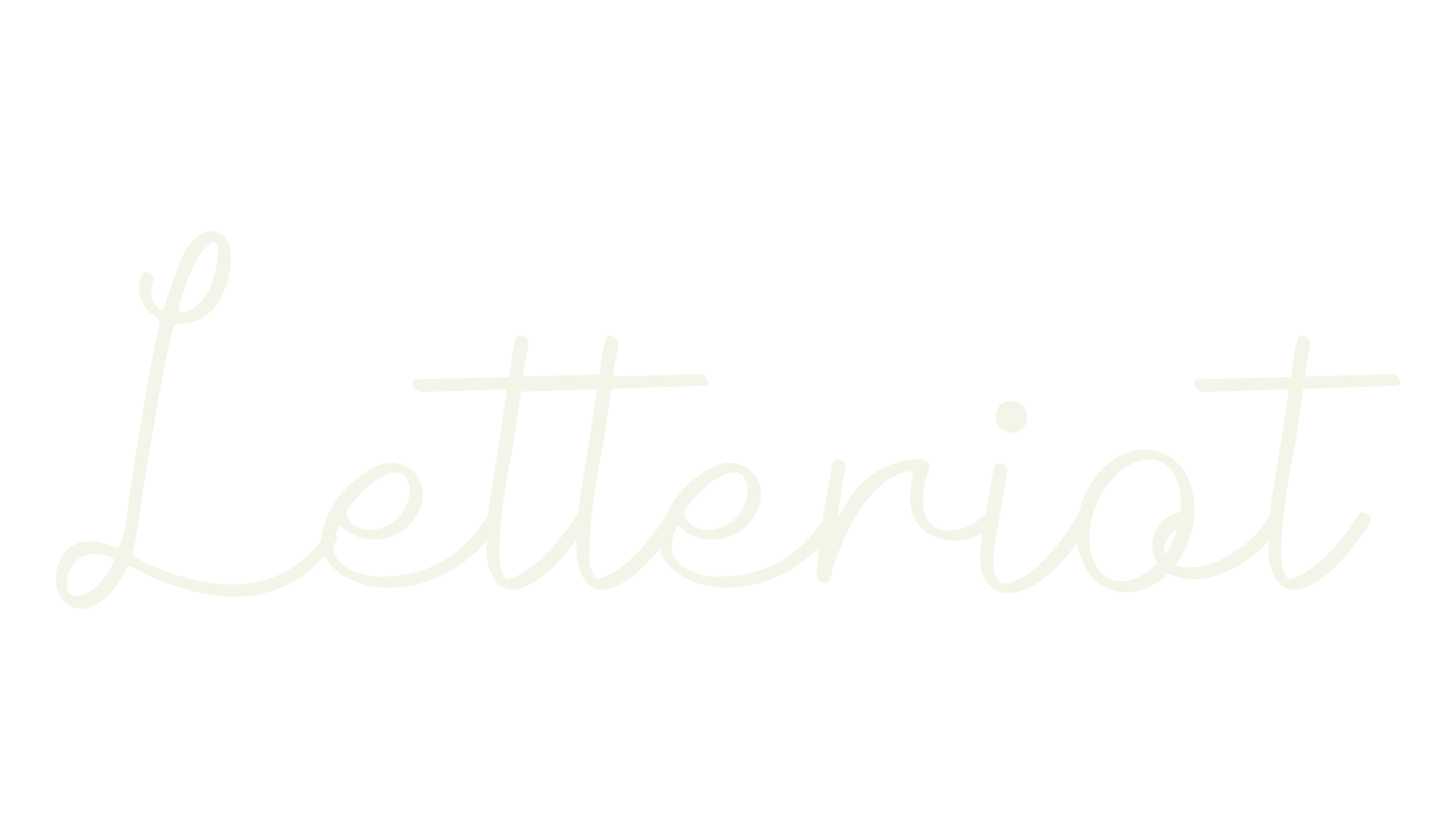 Letteriot, fancy font preview