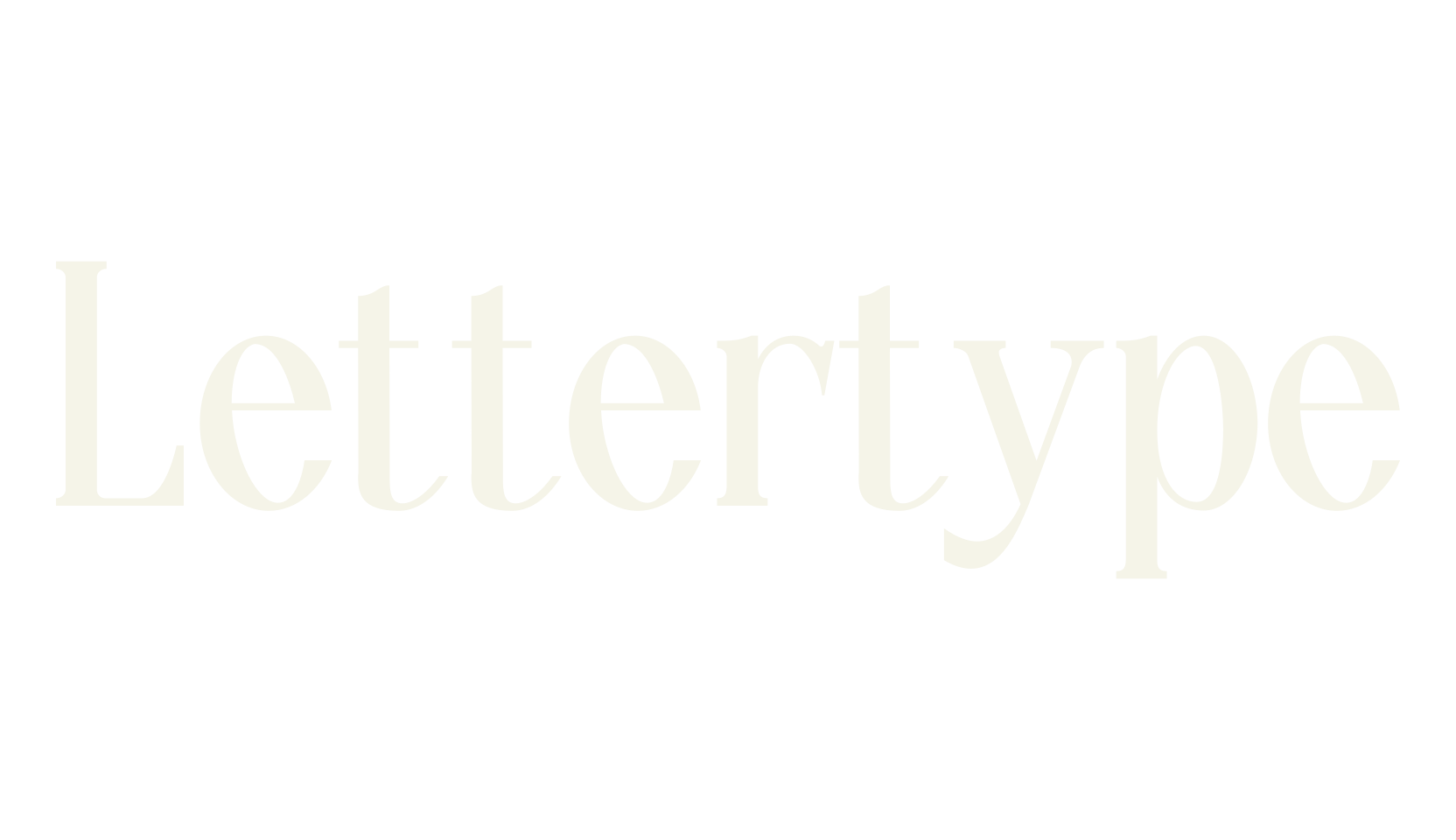 Lettertype, serif font preview