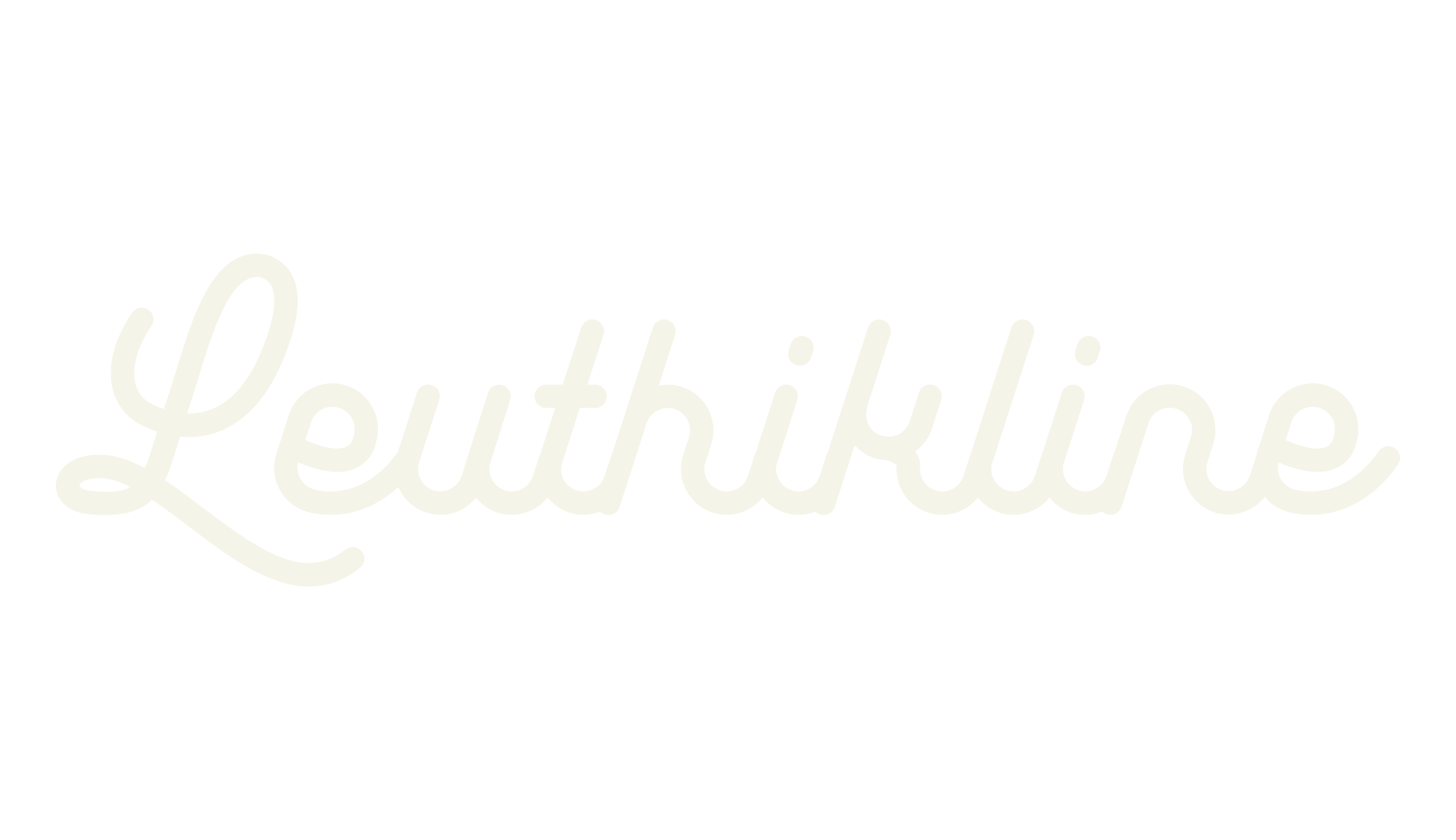 Leuthikline, retro font preview
