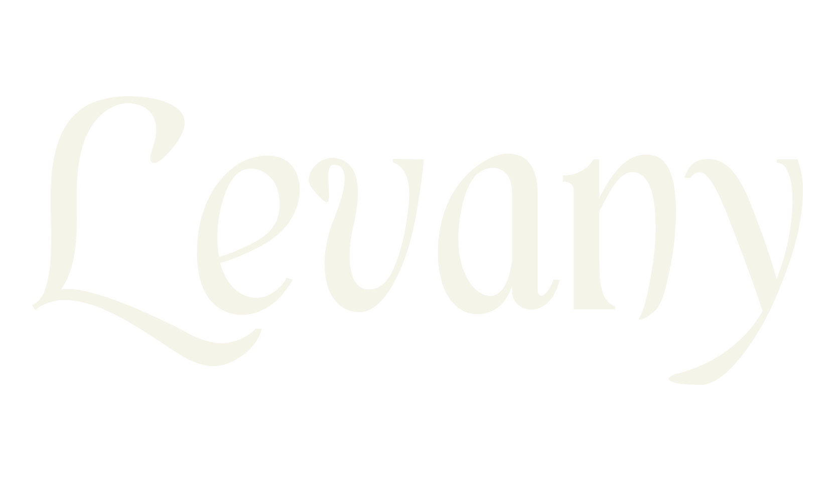 Levany, luxury font preview