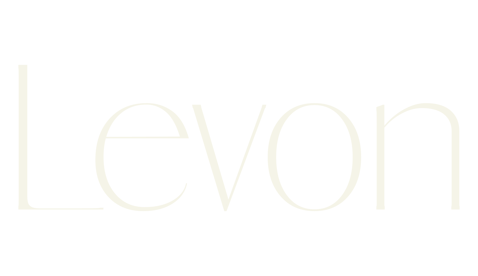 Levon, thin font preview