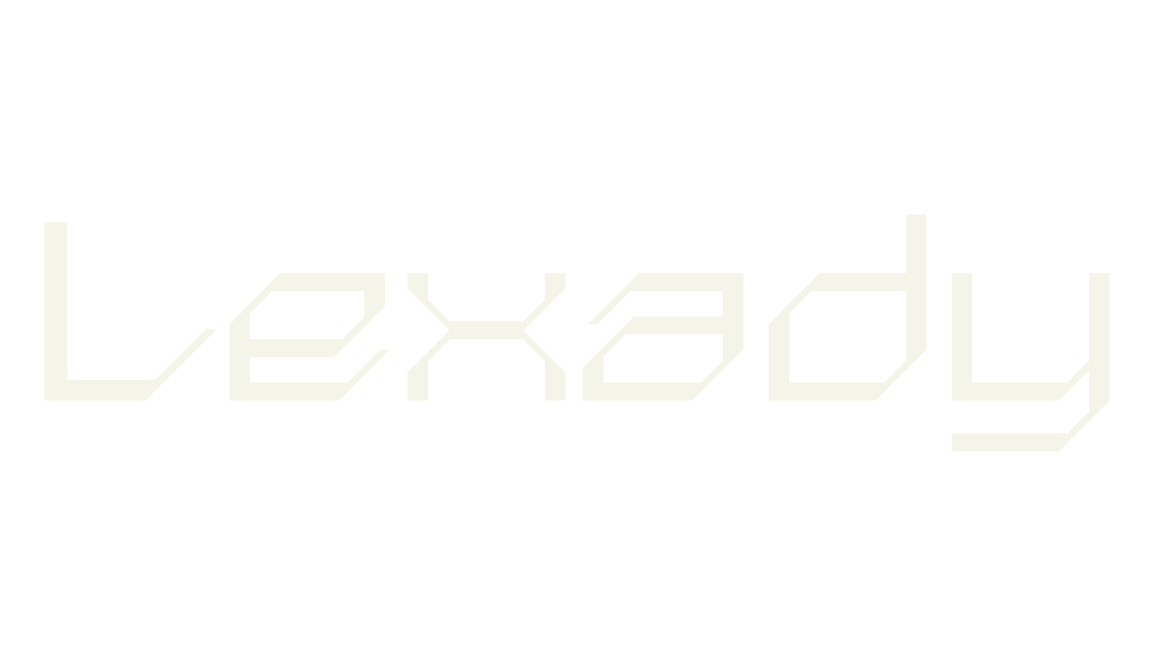 Lexady, tech font preview