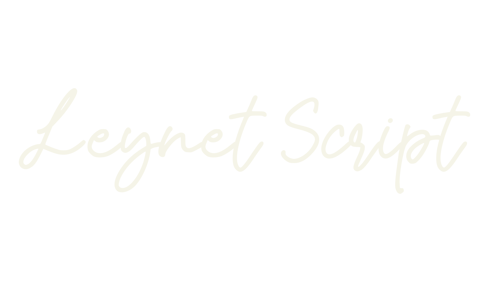 Leynet Script, watermark font preview