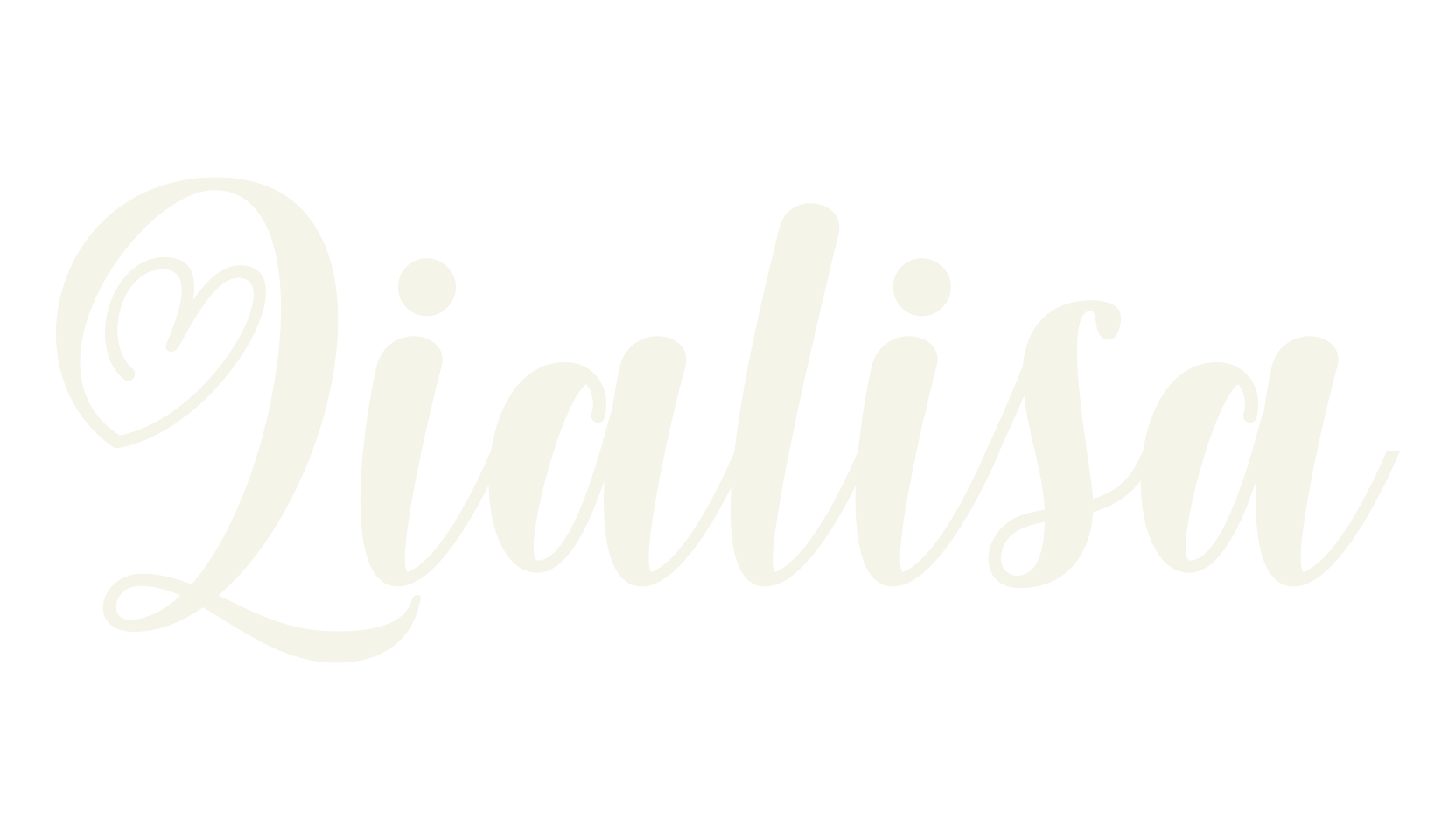 Lialisa, wedding font preview
