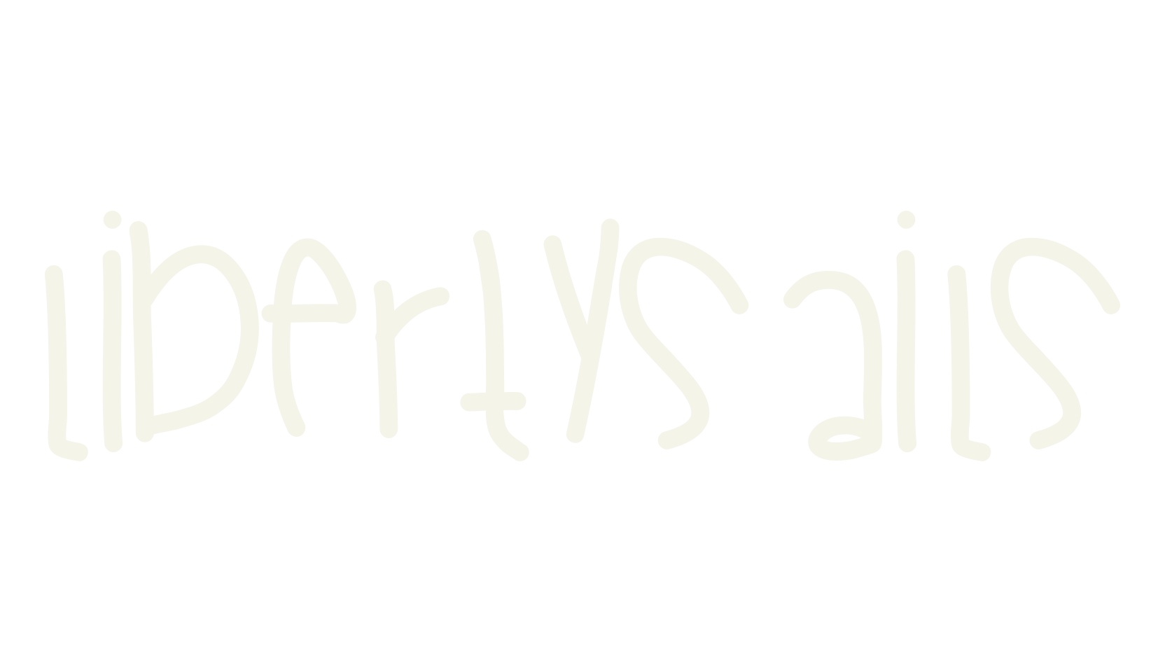 LibertySails, handwritten font preview
