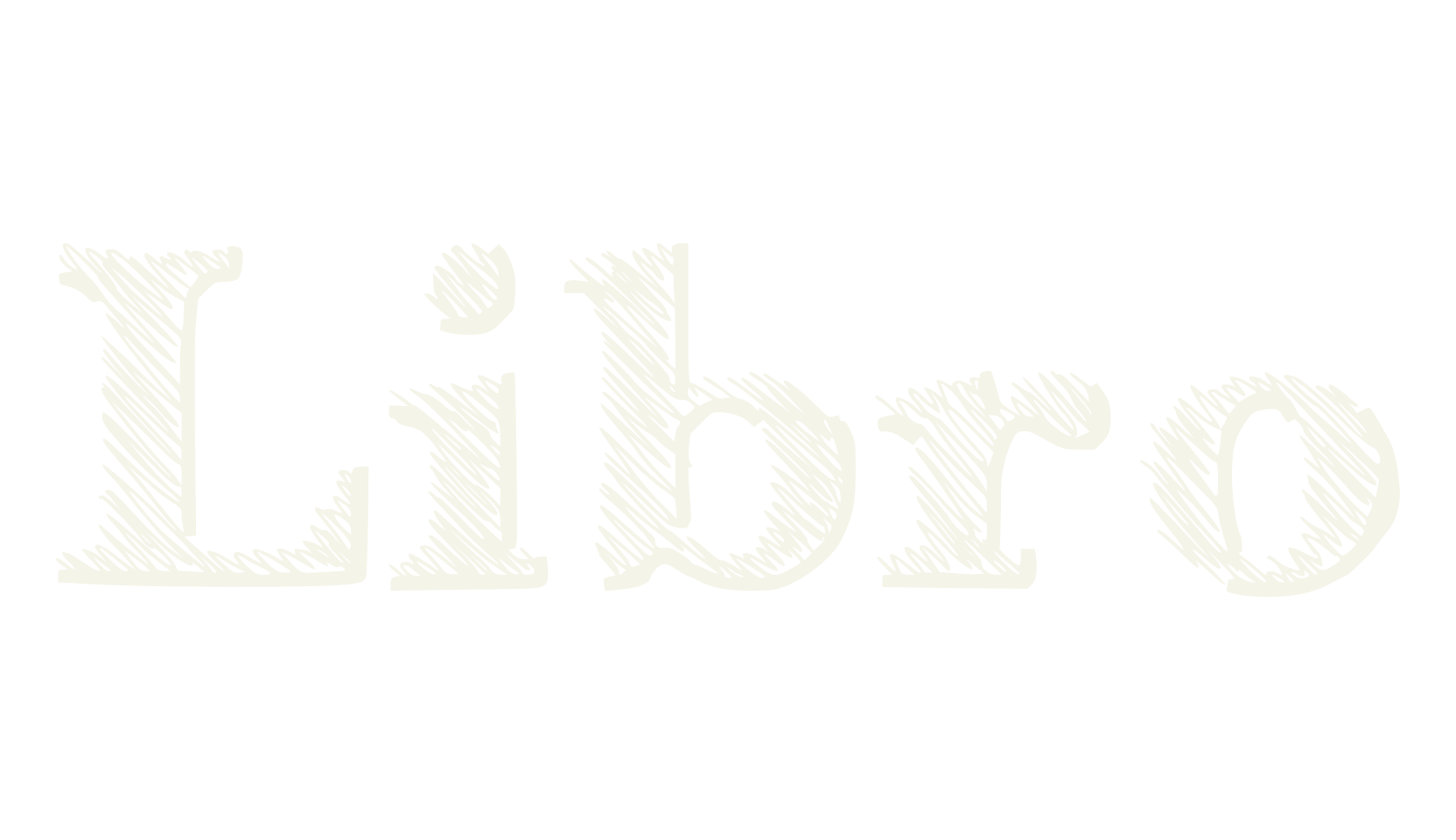 Libro, handwritten font preview