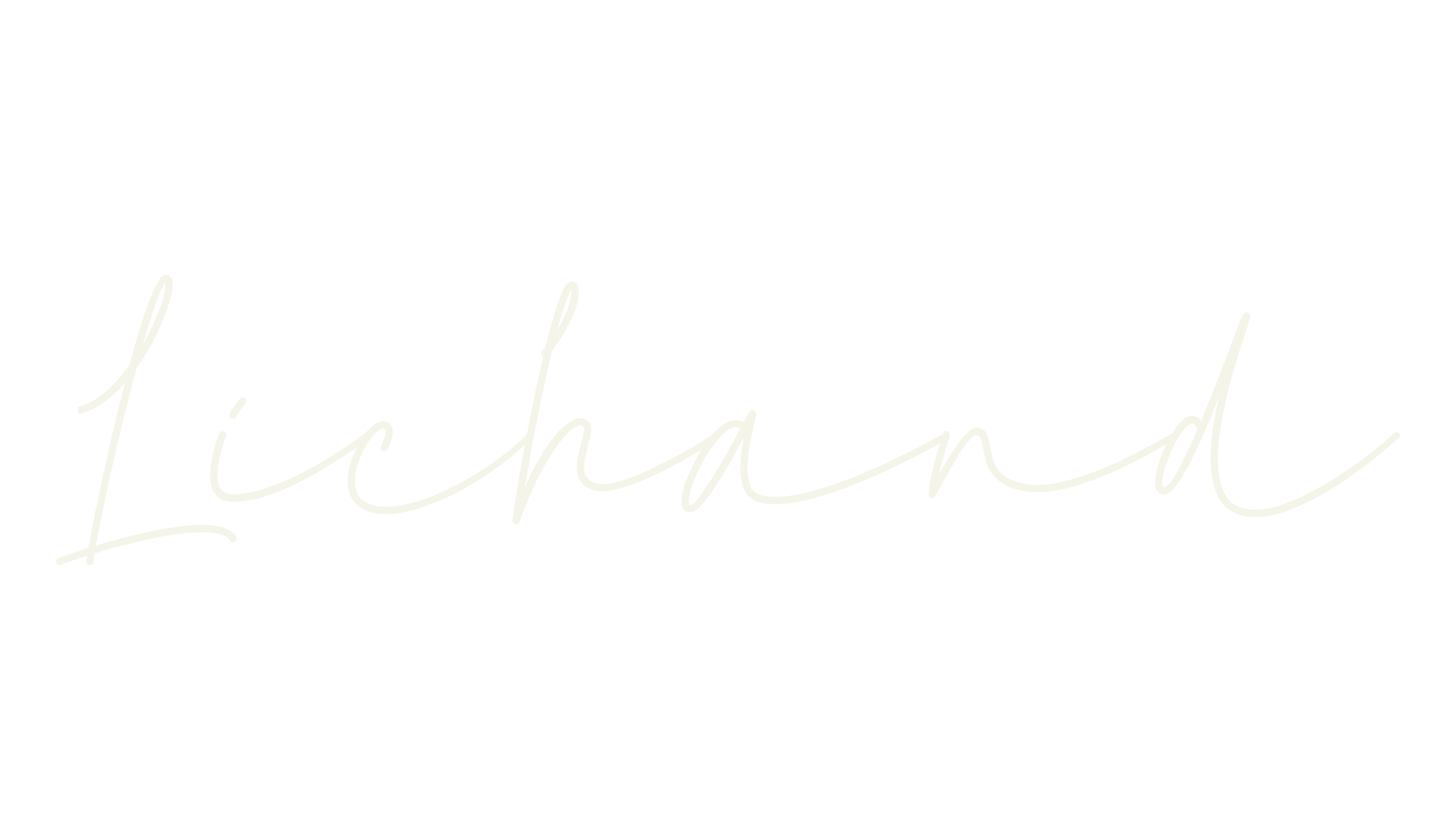 Lichand, thin font preview