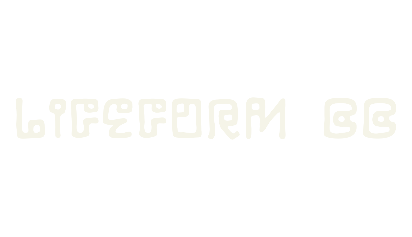 LifeForm BB, display market font preview