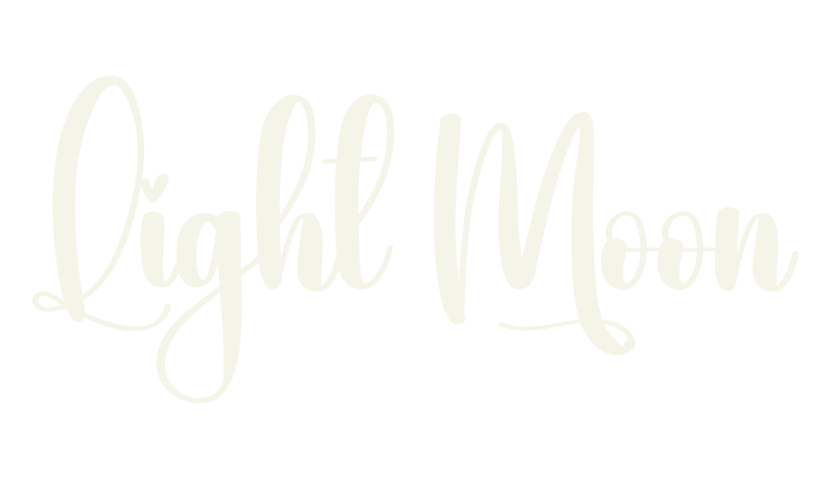 Light Moon, calligraphy font preview