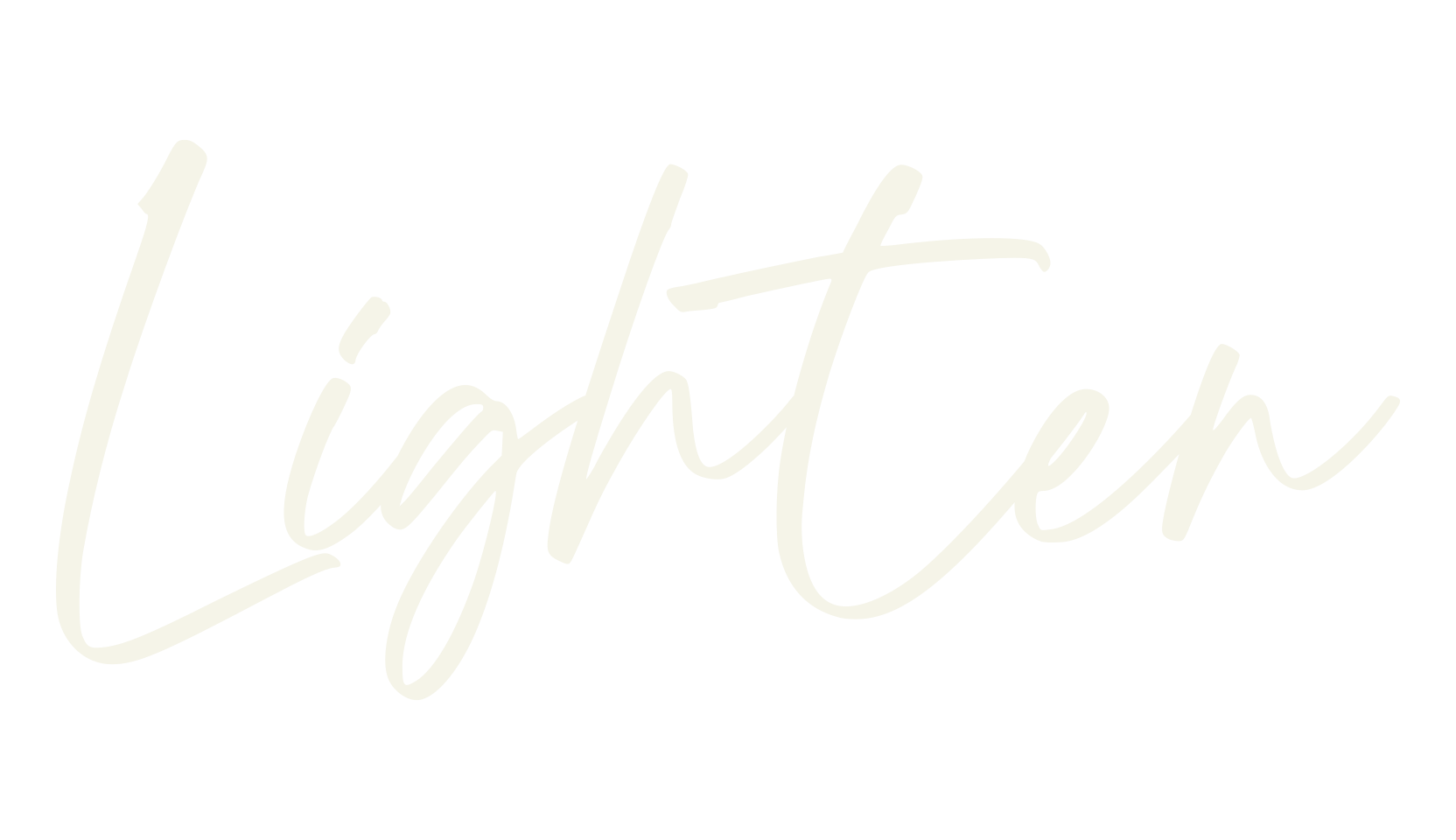 Lighten, handwriting font preview