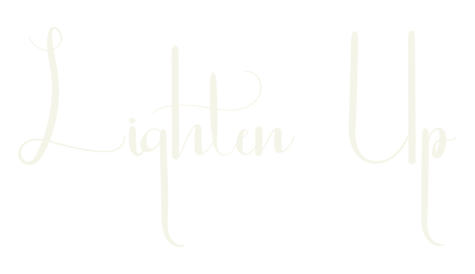 Lighten Up, bold font preview