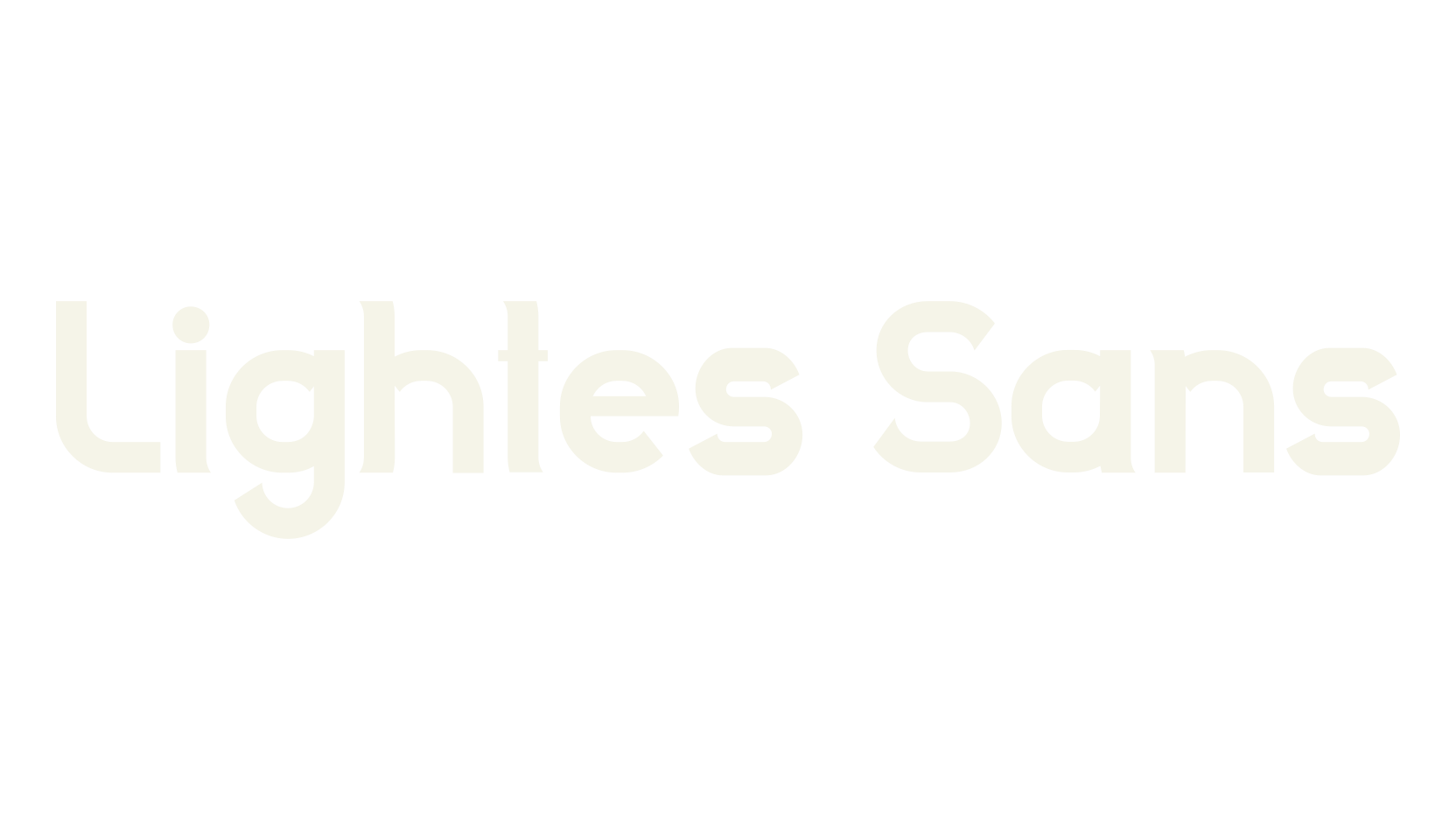 Lightes Sans, sans serif font preview