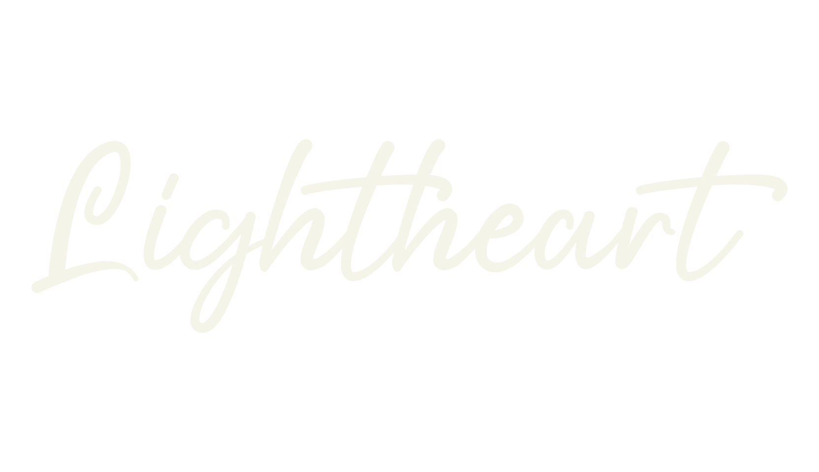 Lightheart, curly font preview