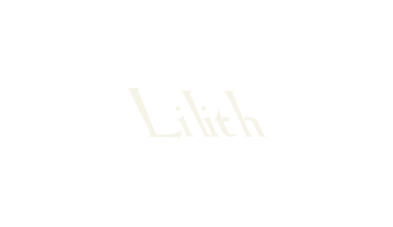 Lilith, serif font preview
