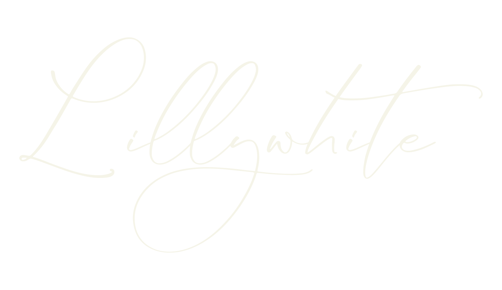 Lillywhite, script font preview