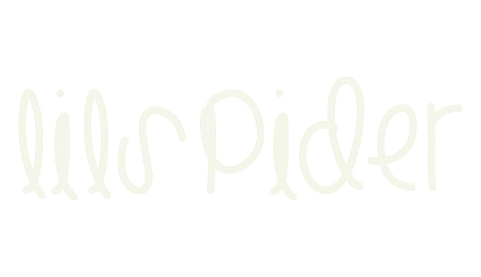 LilSpider, handwritten font preview