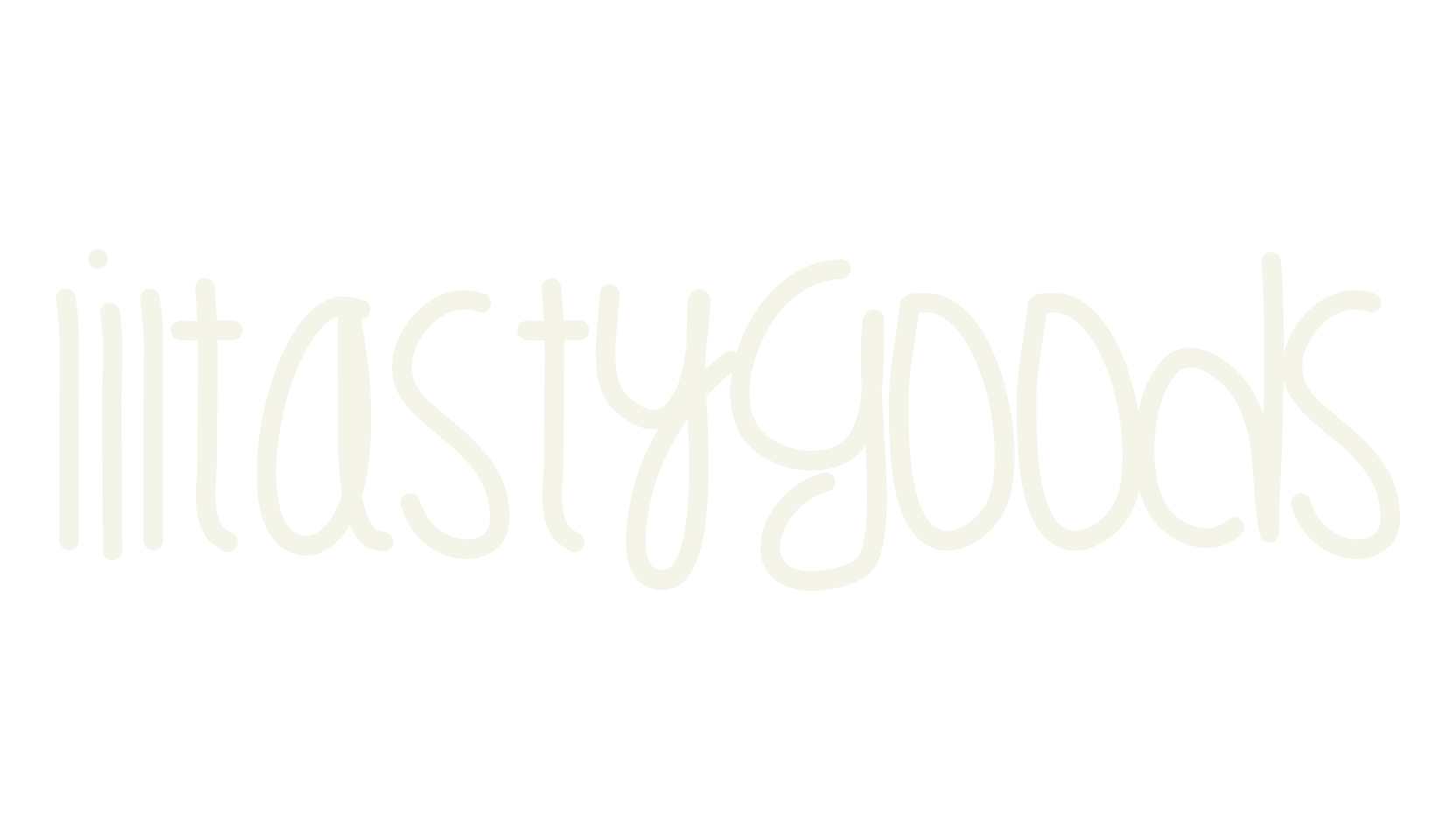 LilTastyGoods, handwritten font preview