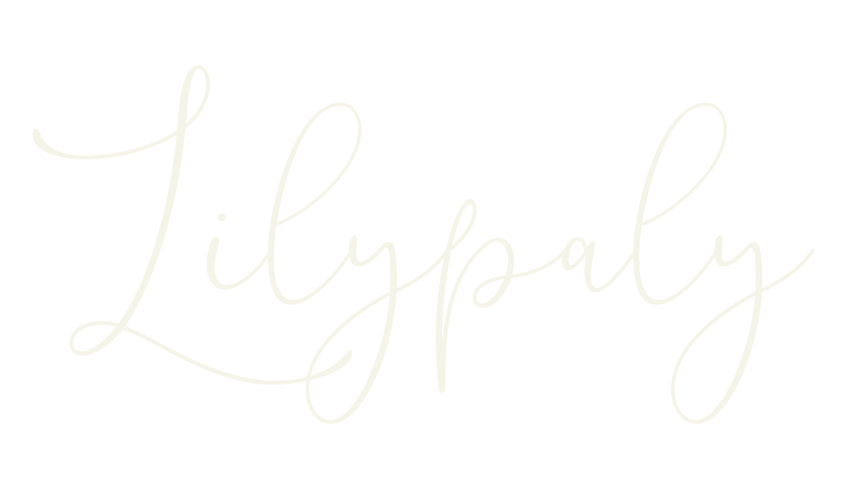 Lilypaly, signature font preview