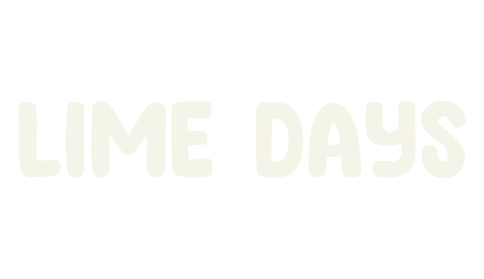 Lime Days, fashion script font preview