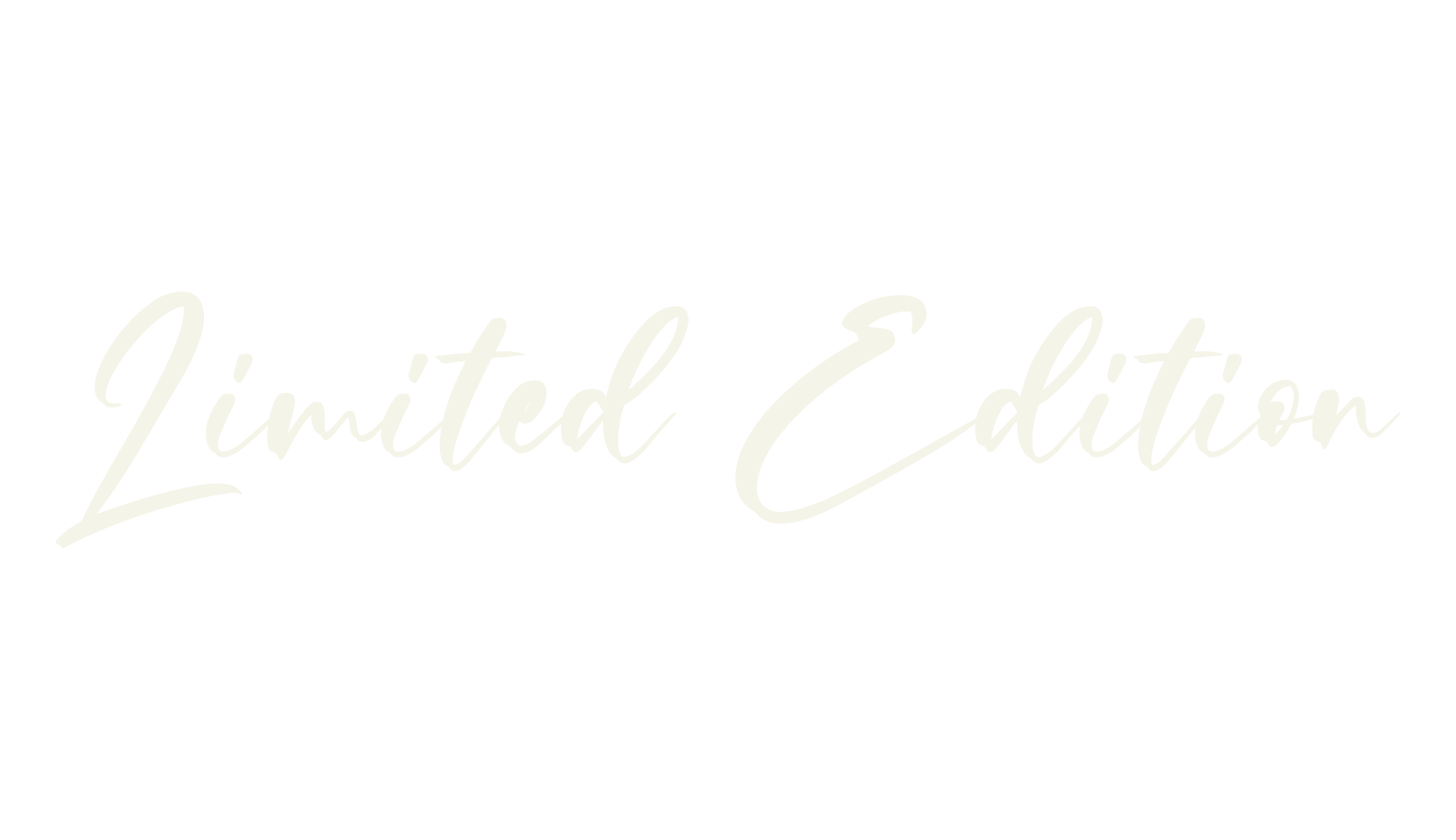 Limited Edition, script font preview