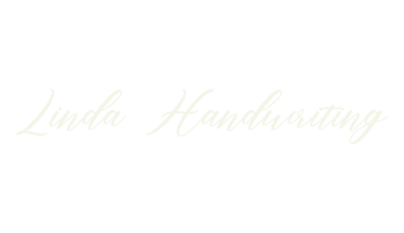 Linda Handwriting, handwriting font preview