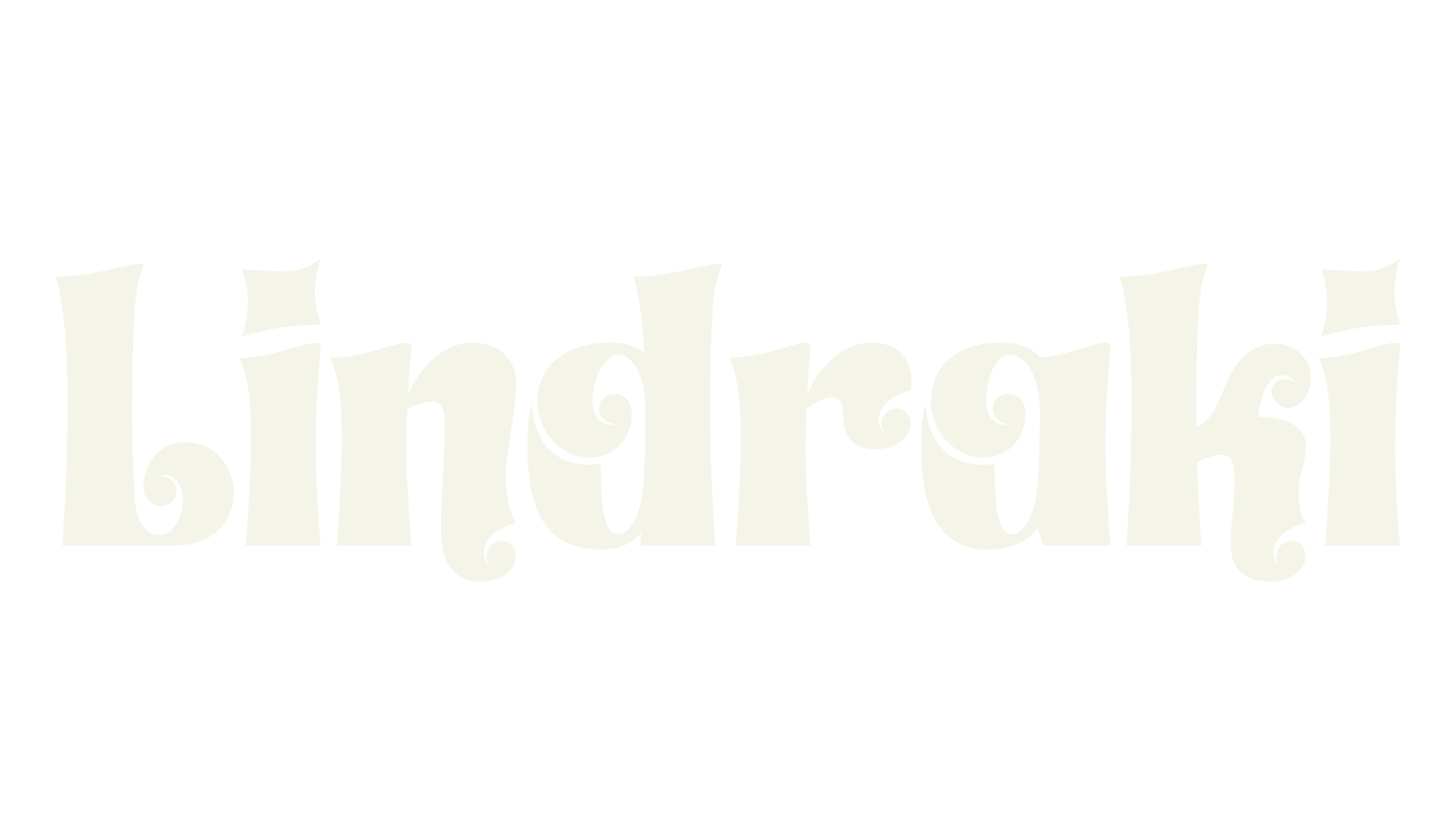 Lindraki, groovy font preview