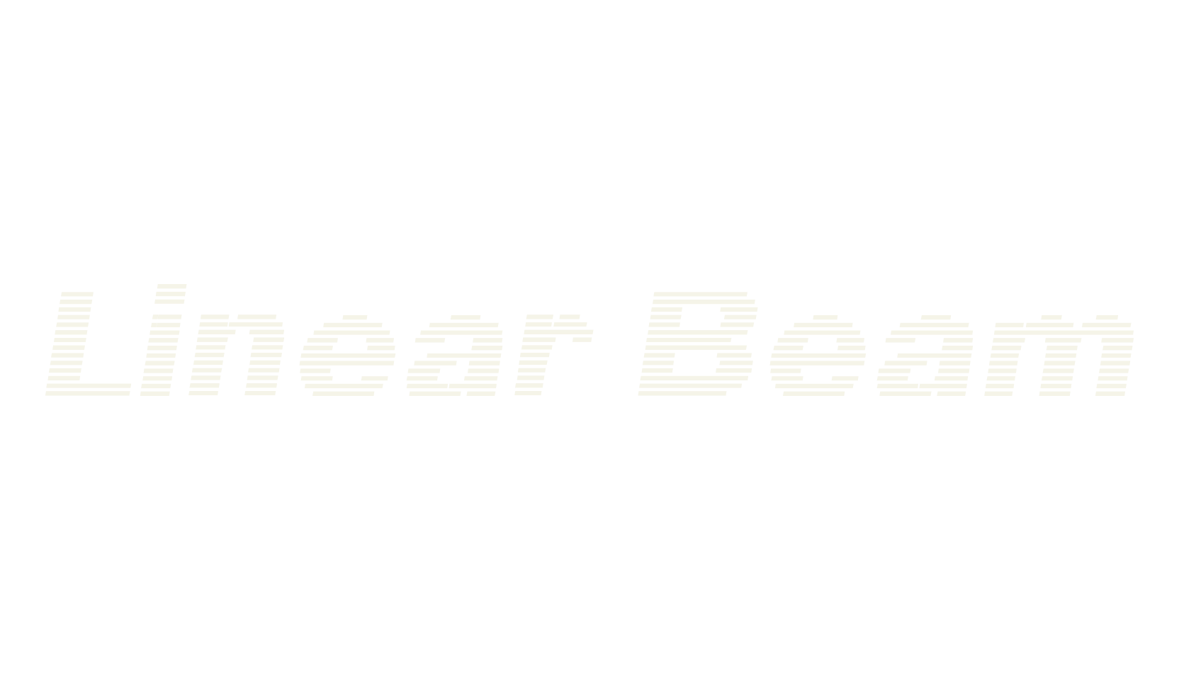 Linear Beam, display market font preview