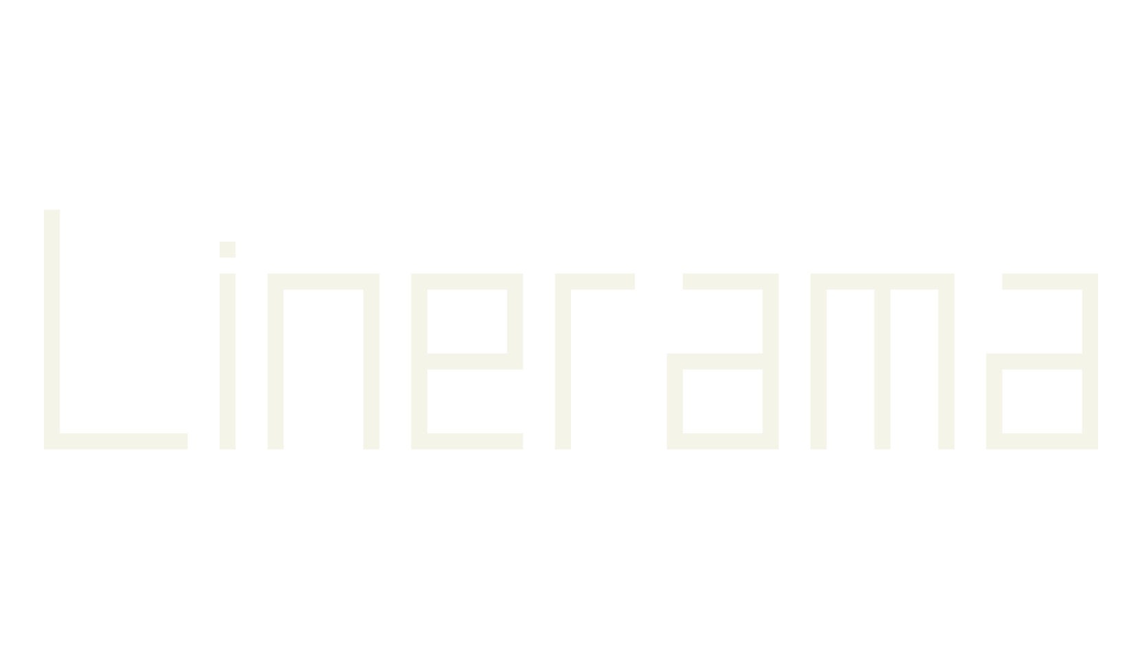 Linerama, display market font preview
