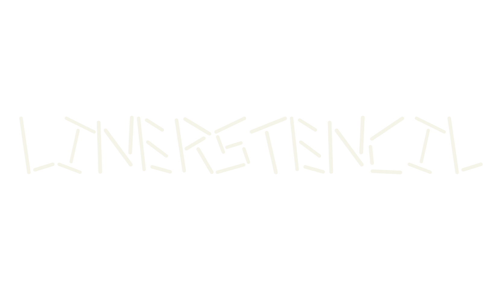 linerstencil, stencil font preview