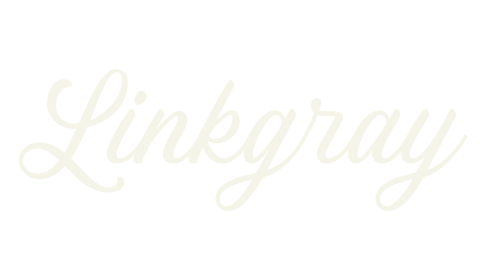 Linkgray, fashion script font preview